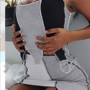 Kathy Colorblock Ribbed Set